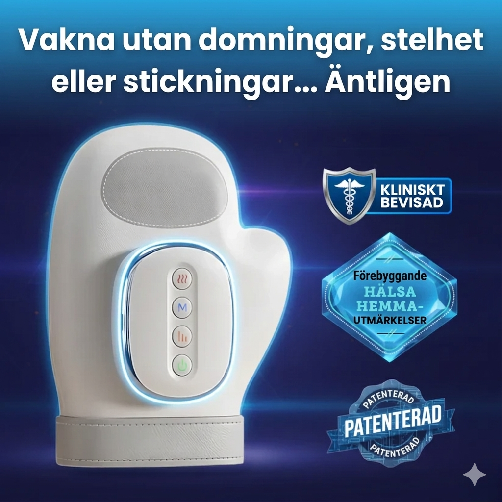 Handmassageapparat för artrit, karpaltunnel- och ledvärk