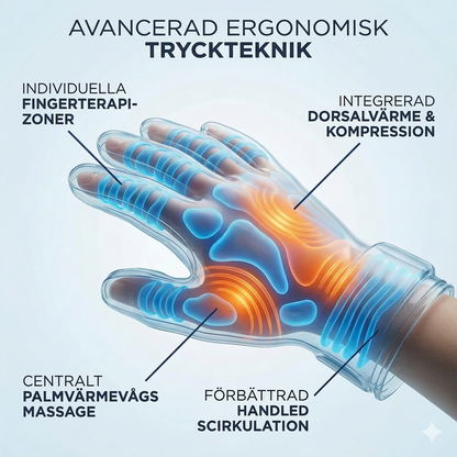 Handmassageapparat för artrit, karpaltunnel- och ledvärk